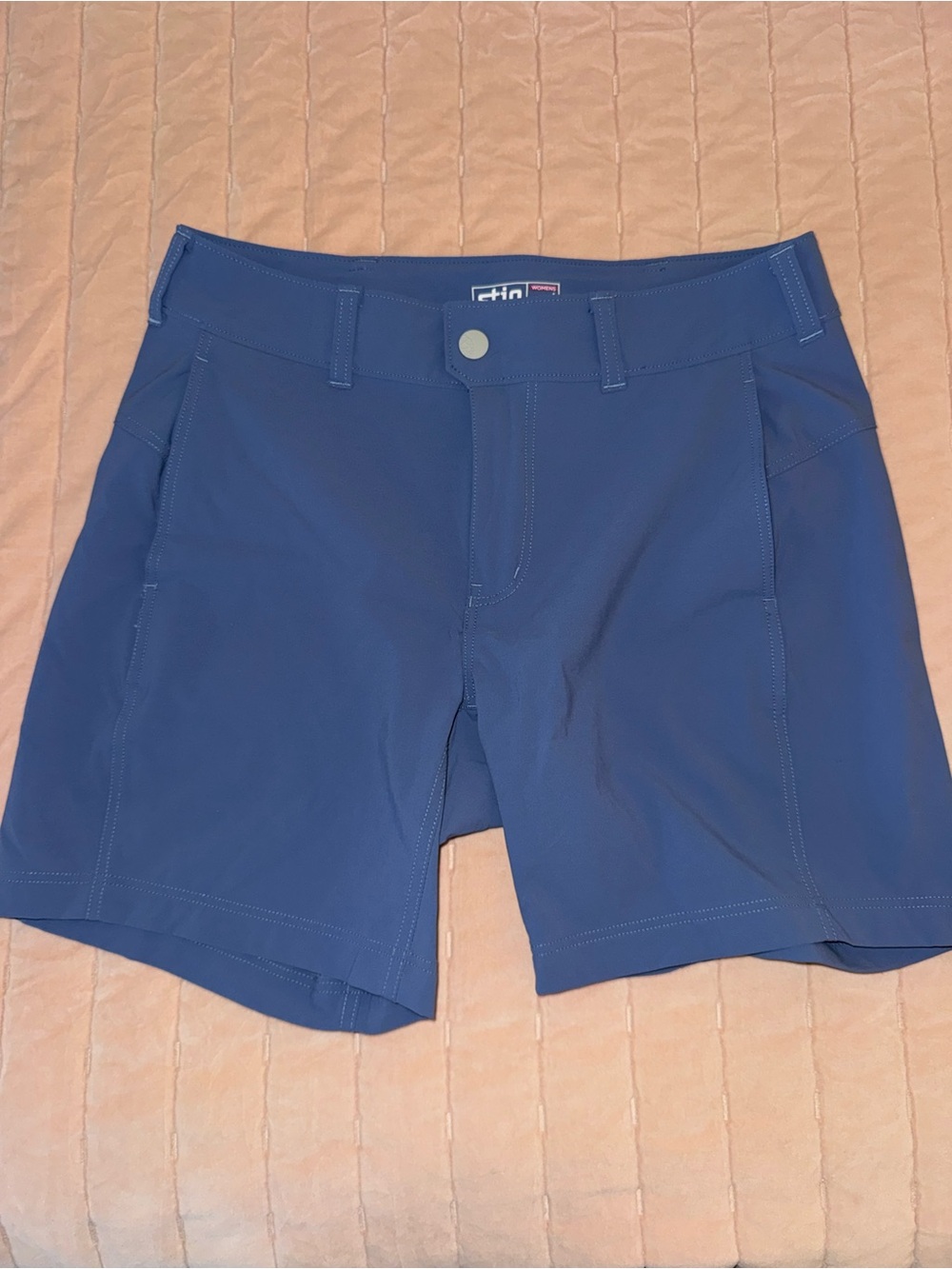 Stio Blue Women's OPR Bike Shorts